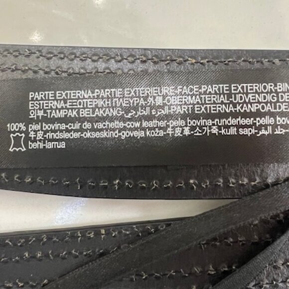 NWT Zara Special Edition Black Leather Belt main image 9